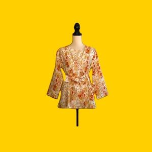 CADEAU Made in Italy floral print top